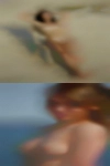 Mature couple threesome beach