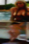 Naked woman over