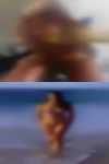 Bowlegged black nude woman
