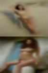 Bowlegged black nude woman