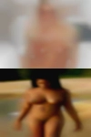 Naked woman over